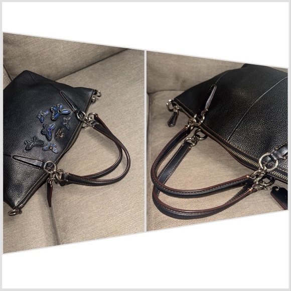 Coach Crafted Butterly Kelsey Satchel Bag - Picture 9 of 10